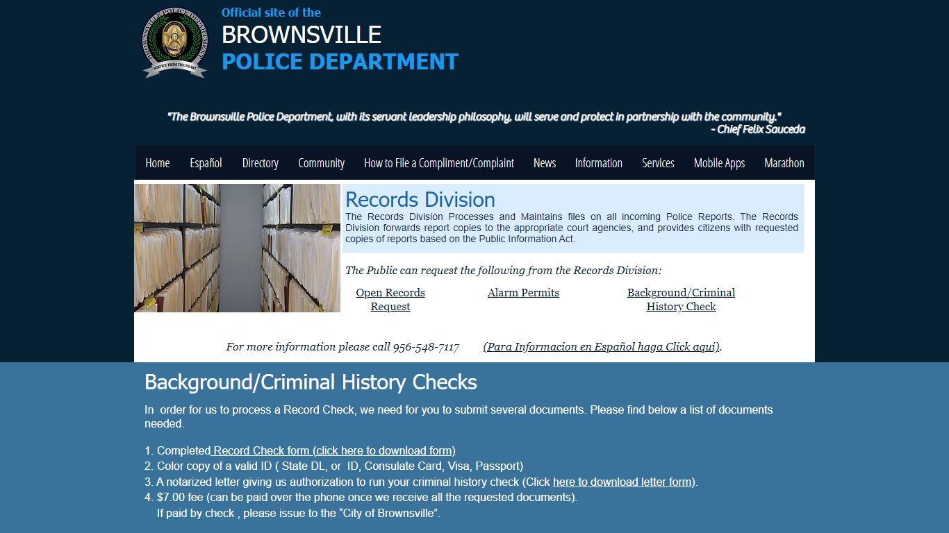 Police Records | Brownsville | Brownsvillepd.com - bpdtx